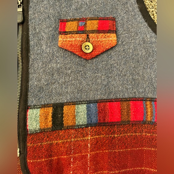 Vintage Canvasbacks Lutton & Horsefield Vest - Wool - Large - 80's/90's - Picture 2 of 5